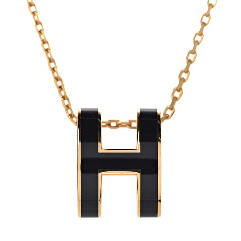 hermes h necklaces.